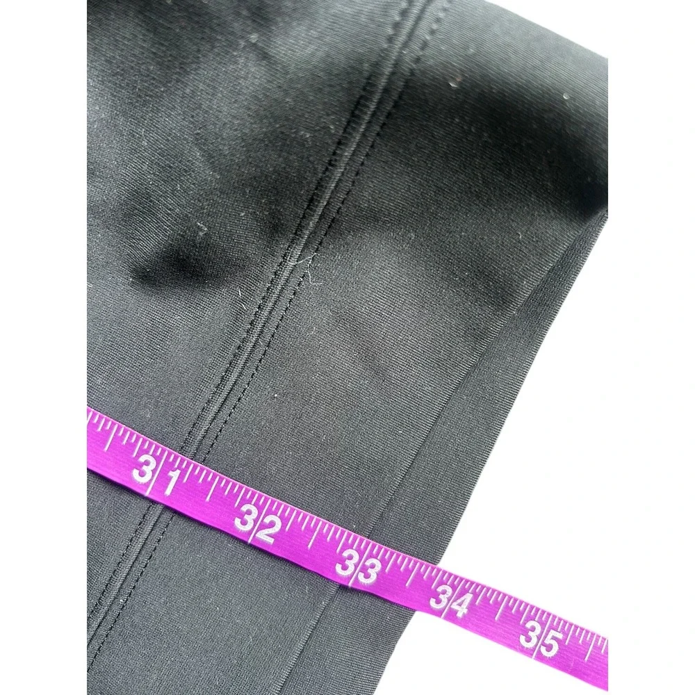 Lululemon Rite Time Dress Black 3/4 Sleeve Elastic Back Women's 6